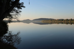 Early morning reflections on Lake Kununurra