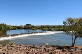 Always water going over the crossing