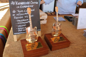 Tom's two Tamworth Golden Guitar Awards