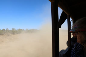 Oh! There was so much dust!