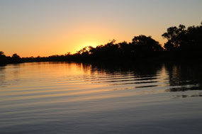 Sunset on Thomson River