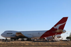 The 747 Quantas jet