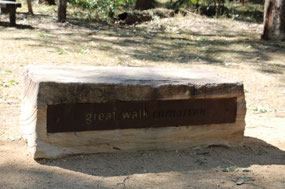 Entrance to the 'Great Walks' at the Gorge