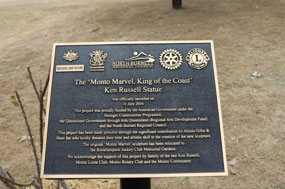 Official Opening Ken Russell Plaque