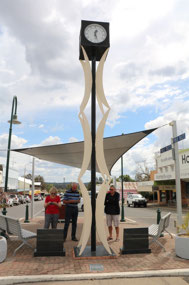 Three Moon Clock in main st
