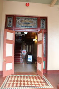 Original doors & lead light surrounds