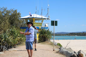 Now a walk out to the Spit