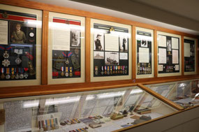 Huge number of framed medals
