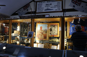 John Cantwell AO DSC display cabinet