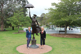 Mary Poppins statue in Bowral
