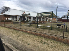 Two grass bowling greens