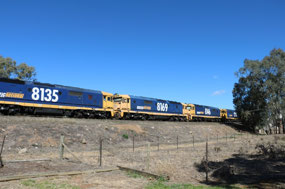 4 Engines at the back of the train