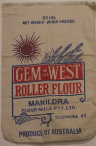 Flour bag from Manildra Four Mills