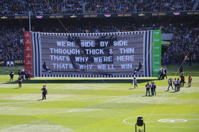Collingwoods banner for a while