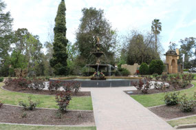 Chisholm Fountain dating back to 1885.