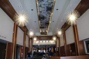 The reception area of the Moama BC