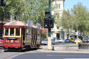 We rode on No 44 tram