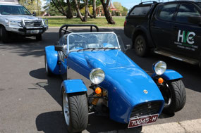Homemade car rally in Hamilton