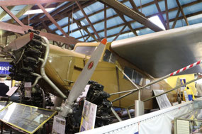 Replica of Reg's first Fokker aircraft