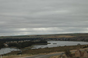 Glimpses of the river from the scenic route
