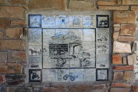 Story of Eudunda transport on tiles