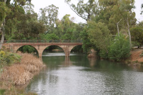 Burra Creek runs through the town