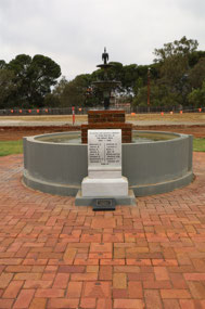 War Memorial Fountain has been restored