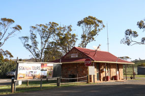 Booking office at Fraser Range Station stay