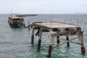 James St Jetty now Tanker Jetty