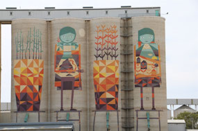 Silo art at Merredin