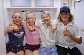 4 Batten Grandies in the van