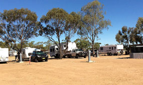 First night at Kellerberrin Shire Caravan Park