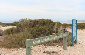 Our first glimpse of the Great Australian Bight