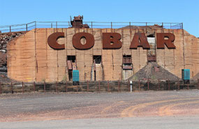 Entrance sign to the town of Cobar NSW