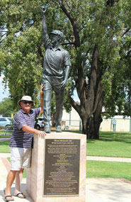 Tribute to Australian cricketer Glenn McGrath