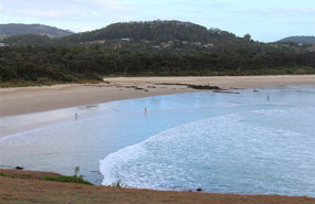 Emerald Beach 17 kms north of Coffs Harbour