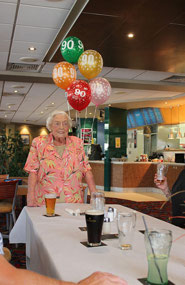 Norma Barriball turns 90
