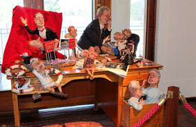 Clever fun models of the Prime Ministers