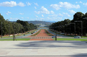 Looking from WM to Parliament House