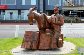 Another wood carving in main st of Lakes Entrance