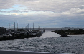 Arriving Queenscliffe on the ferry
