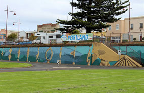 Portland Mural - Note whale on left