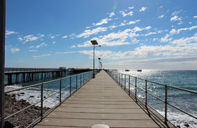 New jetty at Rapid Bay on Fleurieu Peninsula
