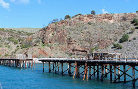 Old jetty at Rapid Bay