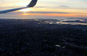 Sunset over Port Adelaide