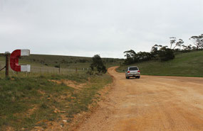Amazing Magnetic Hill near Black Rock SA