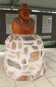 Bust of Reginald Murray Williams in Jamestown