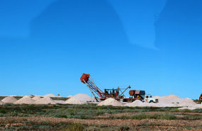 Mining at Coober Pedy