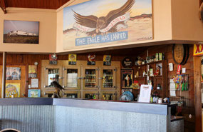 Bar area of Cadney Homestead on Stuart Highway