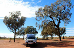 Kernot Rest Area on Lasseter Highway